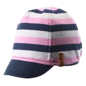 REIMA Reversible hat Striped Pink and Blue Kids Hat